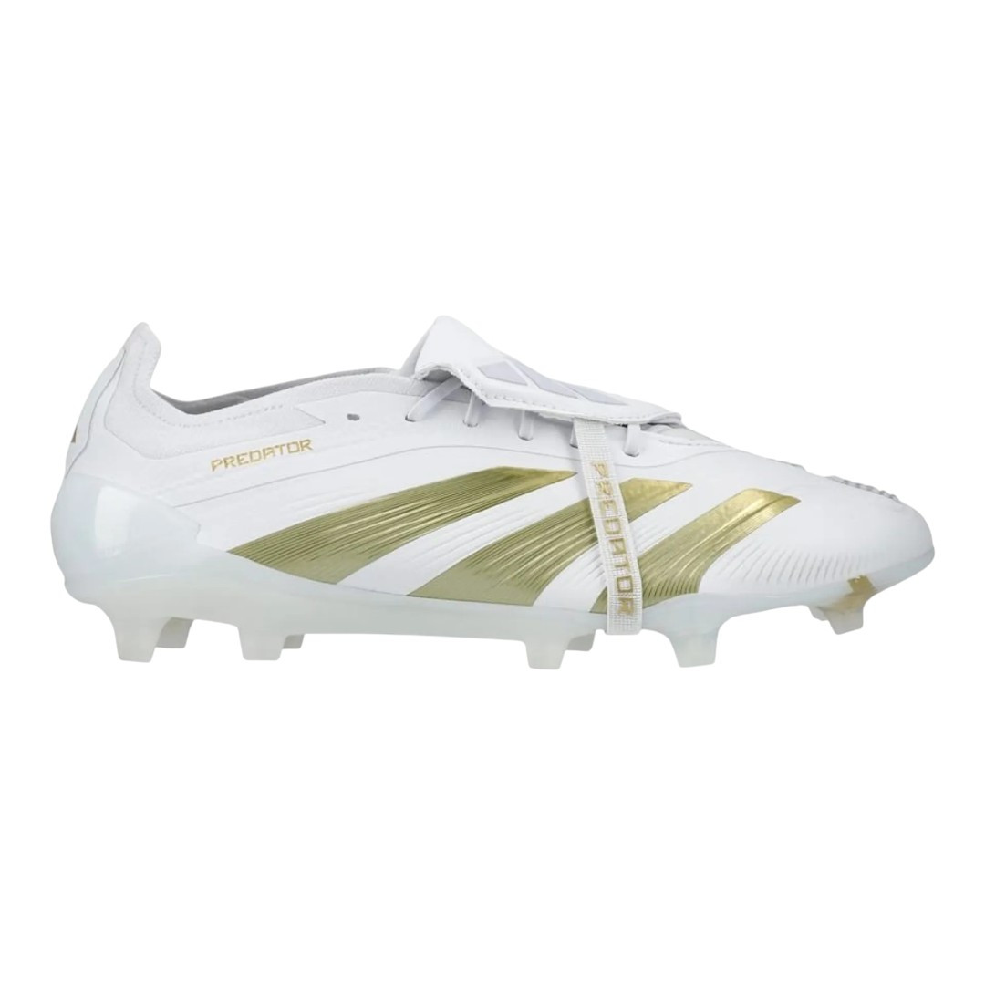 Predator Elite FG Fold-Over Tongue - White/Gold