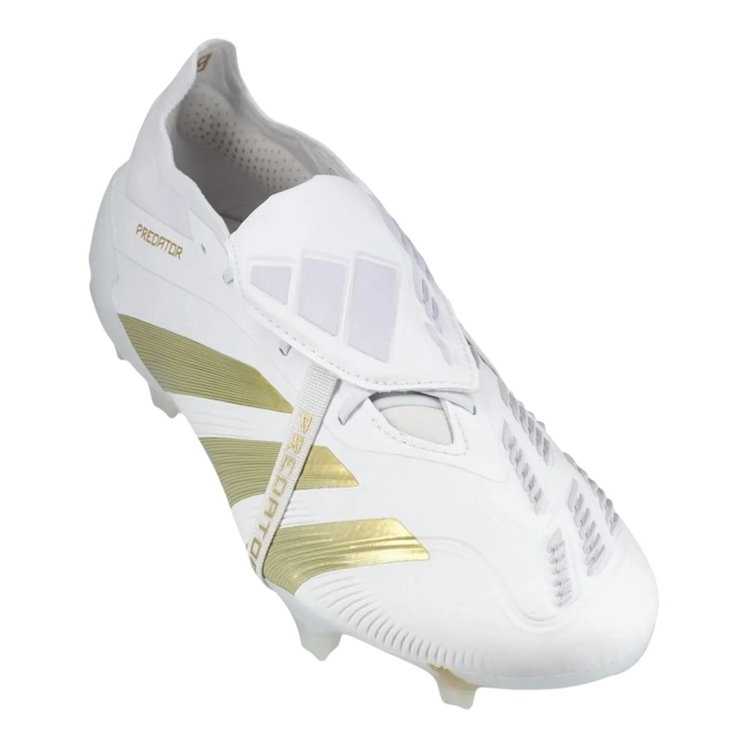Predator Elite FG Fold-Over Tongue - White/Gold