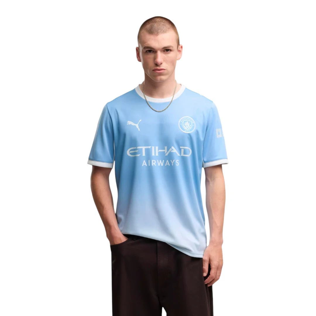 HAALAND #9 Manchester City 26/27 Stadium Men's Home Shirt - Club Font