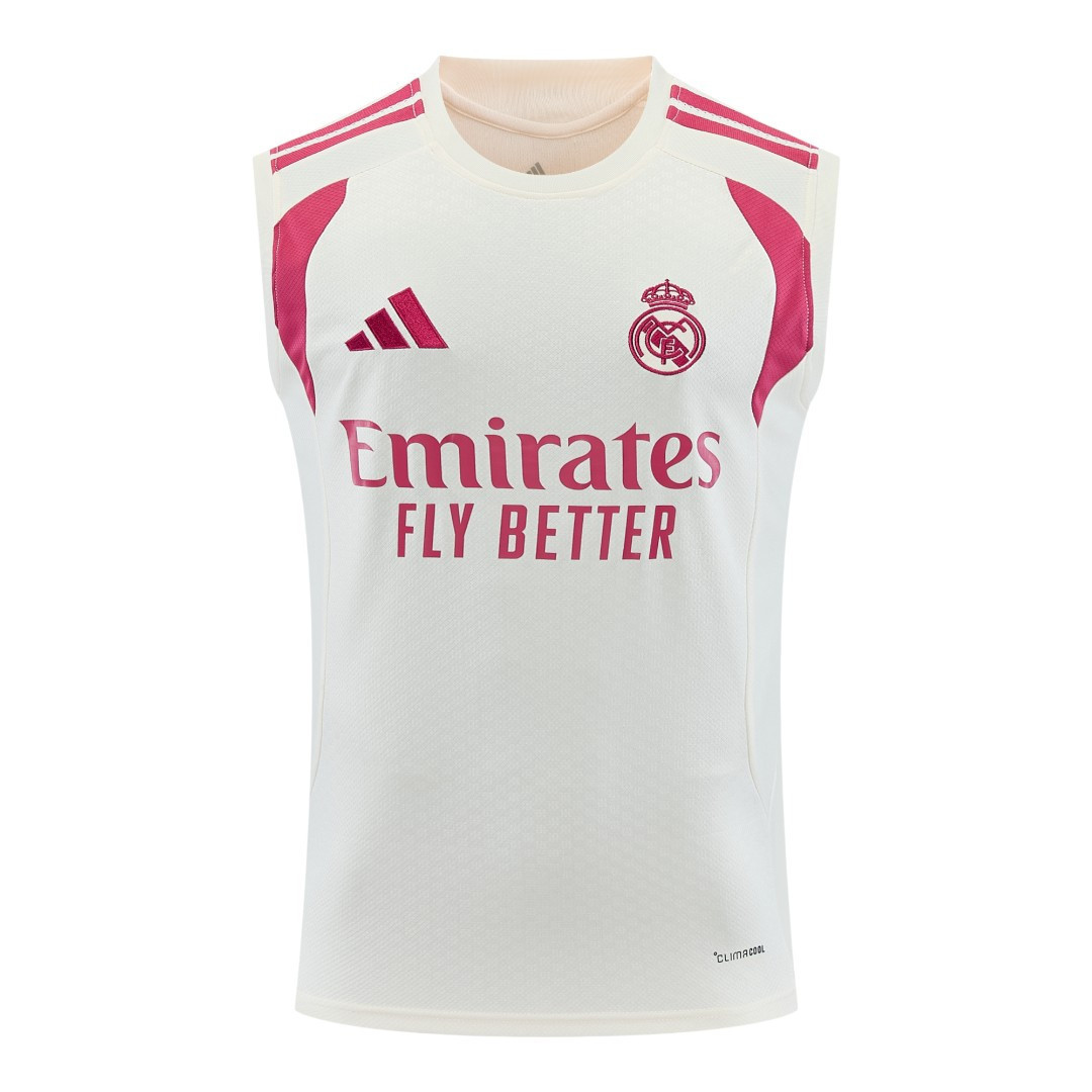 Real Madrid 26/27 Men's White Training Tank Top