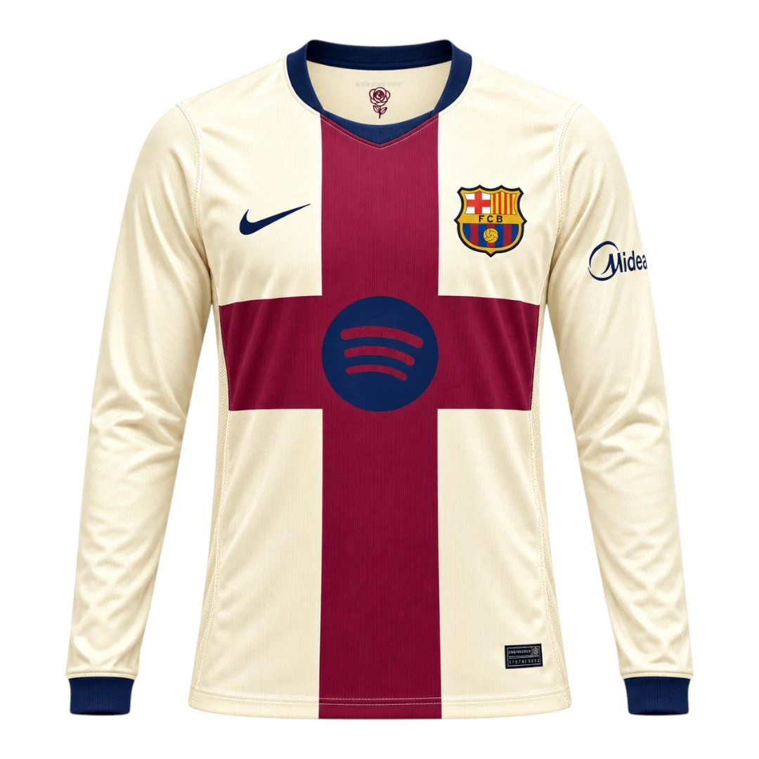 Barcelona 26/27 Men's Fourth Long Sleeve Shirt