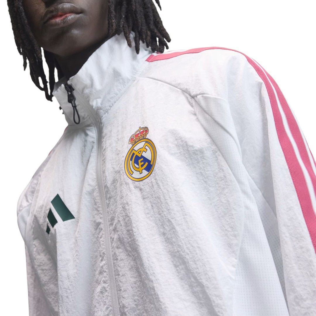 Real Madrid 26/27 Men's White Windbreaker