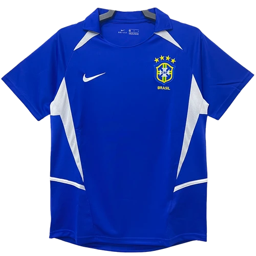 Brazil 2002 Men's Away Retro Shirt