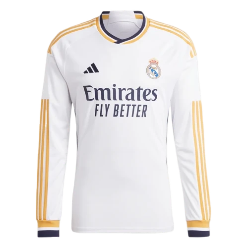 VALVERDE #15 Real Madrid 23/24 Men's Home Long Sleeve Shirt