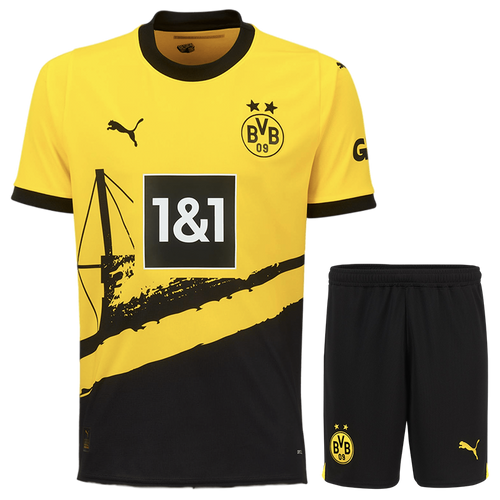 Borussia Dortmund 23/24 Kid's Home Shirt and Shorts