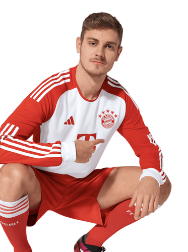 DE LIGT #4 Bayern Munich 23/24 Men's Home Long Sleeve Shirt