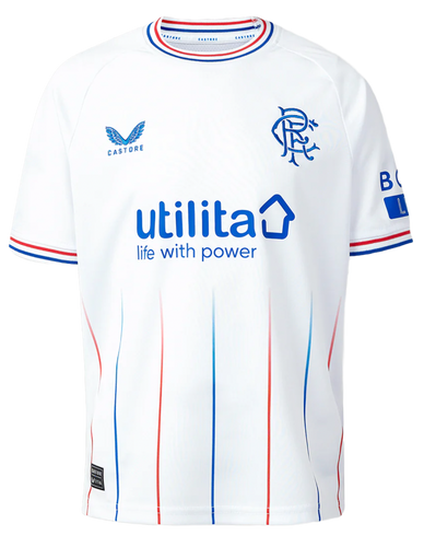 Rangers 23/24 Kid's Away Shirt and Shorts