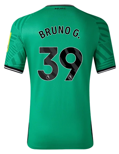 BRUNO G. #39 Newcastle United 23/24 Stadium Men's Away Shirt - PL Font