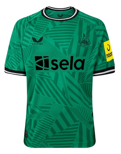 BRUNO G. #39 Newcastle United 23/24 Kid's Away Shirt and Shorts - PL Font