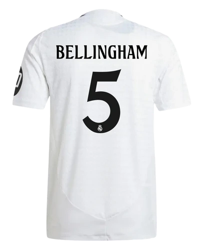 BELLINGHAM #5 Real Madrid 24/25 Authentic Men's Home Shirt