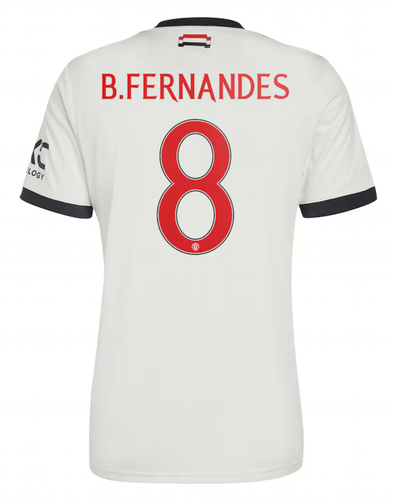 B.FERNANDES #8 Manchester United 24/25 Stadium Men's Third Shirt - Man United Font