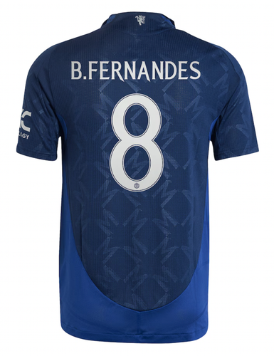 B.FERNANDES #8 Manchester United 24/25 Authentic Men's Away Shirt - Man United Font