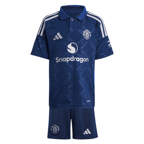 B.FERNANDES #8 Manchester United 24/25 Kid's Away Shirt and Shorts - Man United Font