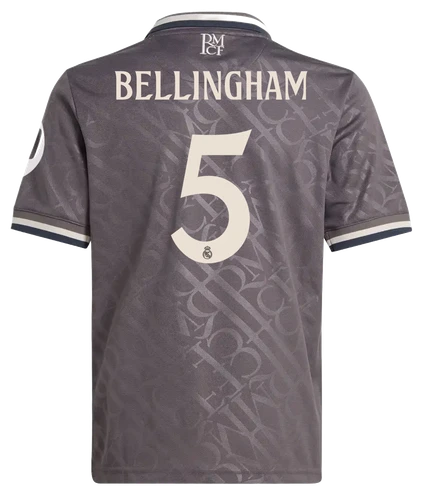 BELLINGHAM #5 Real Madrid 24/25 Kid's Third Shirt and Shorts