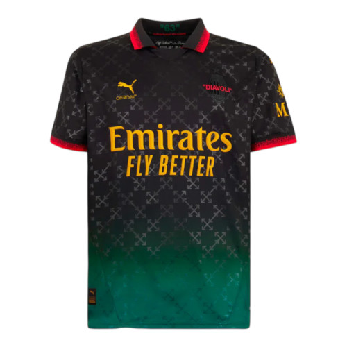 AC Milan x OFF-WHITE™ 24/25 Stadium Men's Black Shirt
