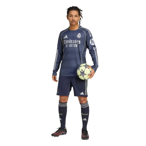 MBAPPÉ #10 Real Madrid 25/26 Authentic Men's Away Long Sleeve Shirt