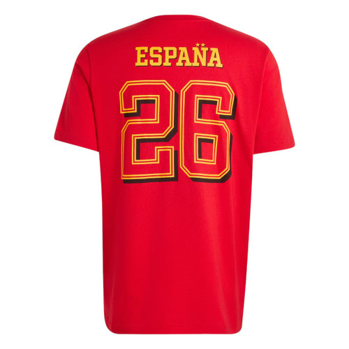 Spain 2026 Men's World Champions Red T-Shirt