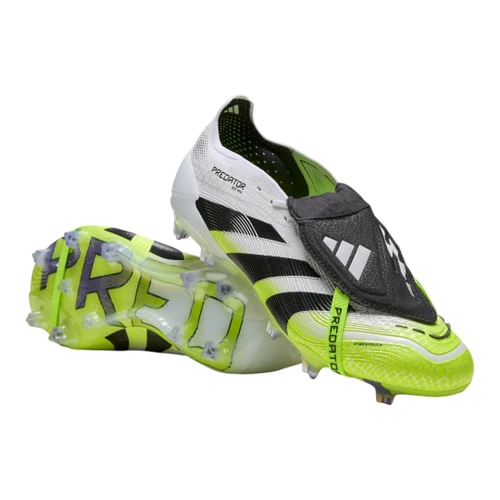 Predator Elite FG Fold-Over Tongue - White/Black/Yellow