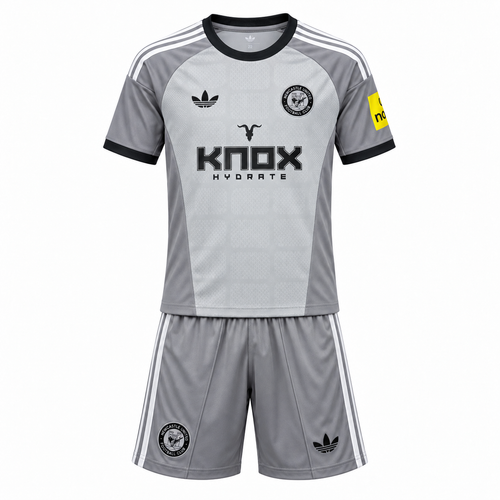 Newcastle United 26/27 Kid's Gray Goalkeeper Set