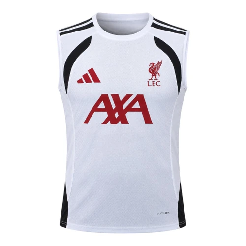 Liverpool 26/27 Men's White Tiro Training Sleeveless Shirt