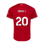 DIOGO J. #20 Liverpool 23/24 Authentic Men's Home Shirt - PL Font