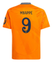 MBAPPÉ #9 Real Madrid 24/25 Kid's Away Shirt and Shorts