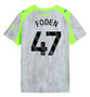 FODEN #47 Manchester City 25/26 Stadium Men's Third Shirt - PL Font