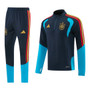 Spain 2026 Men's Dark Blue Short Zip Tracksuit