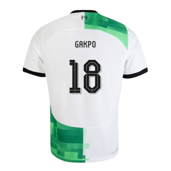 GAKPO #18 Liverpool 23/24 Authentic Men's Away Shirt - LFC Font