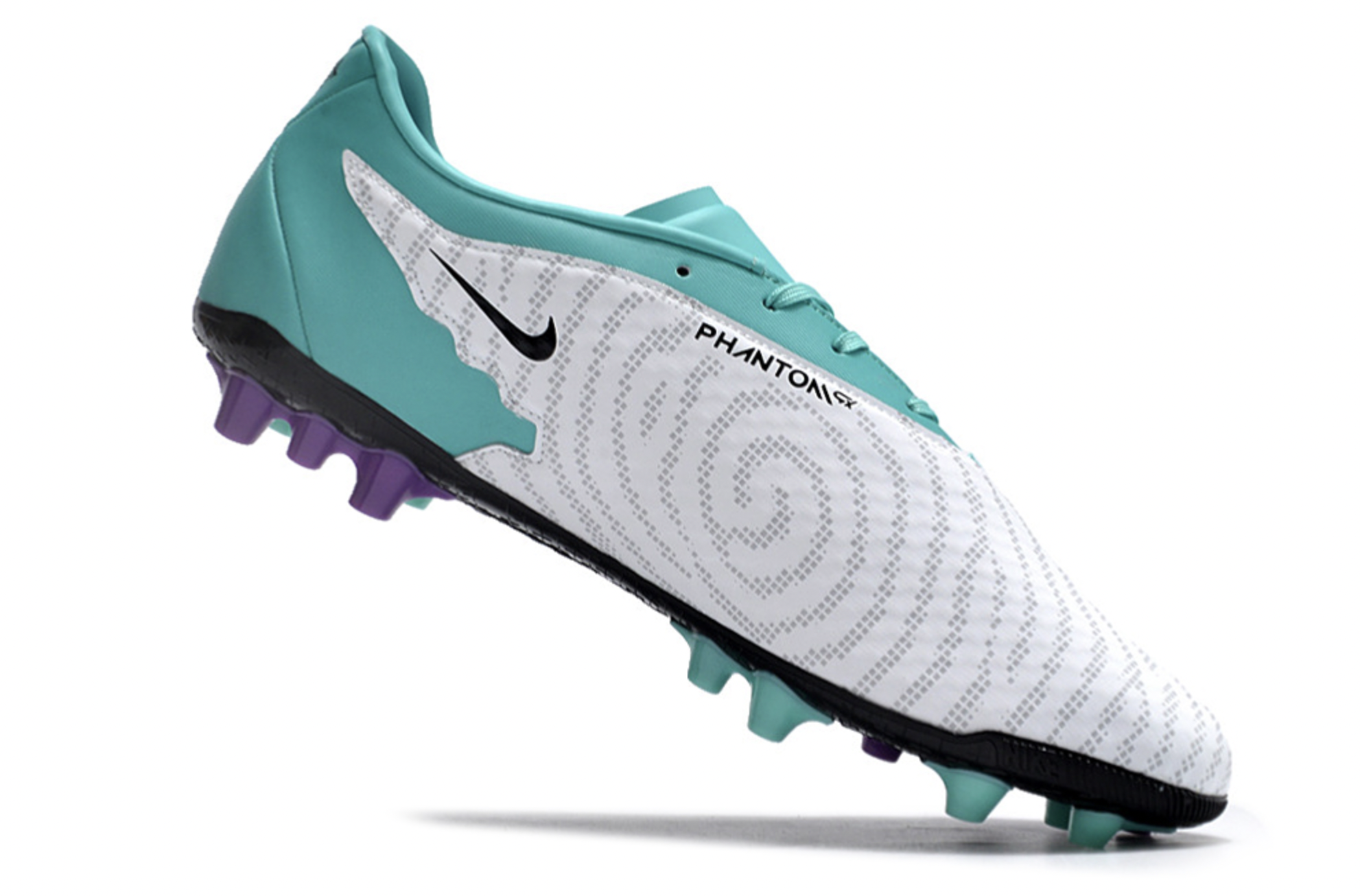 Nike Phantom GX Academy AG Football Boots - White/Hyper Turquoise