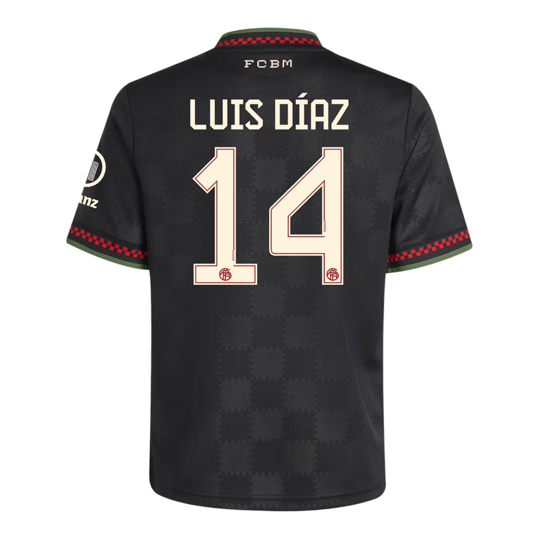 LUIS DÍAZ #14 Bayern Munich 25/26 Kid's Third Mini-Kit