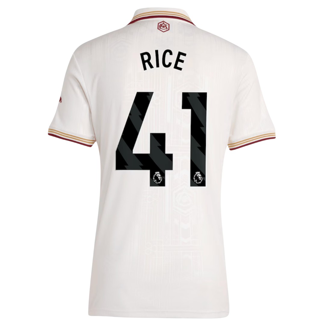 RICE #41 Arsenal 25/26 Women's Third Shirt - PL Font