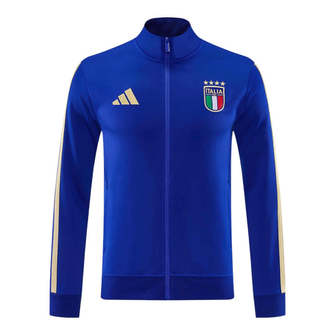 Italy 2026 Men's Blue Long Zip Jacket