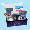 Happy Holidays! Flavored Coffee Gift Box w/Treats & Accessories - Perfect Christmas Present for Coffee Lovers! - FREE SHIPPING!
