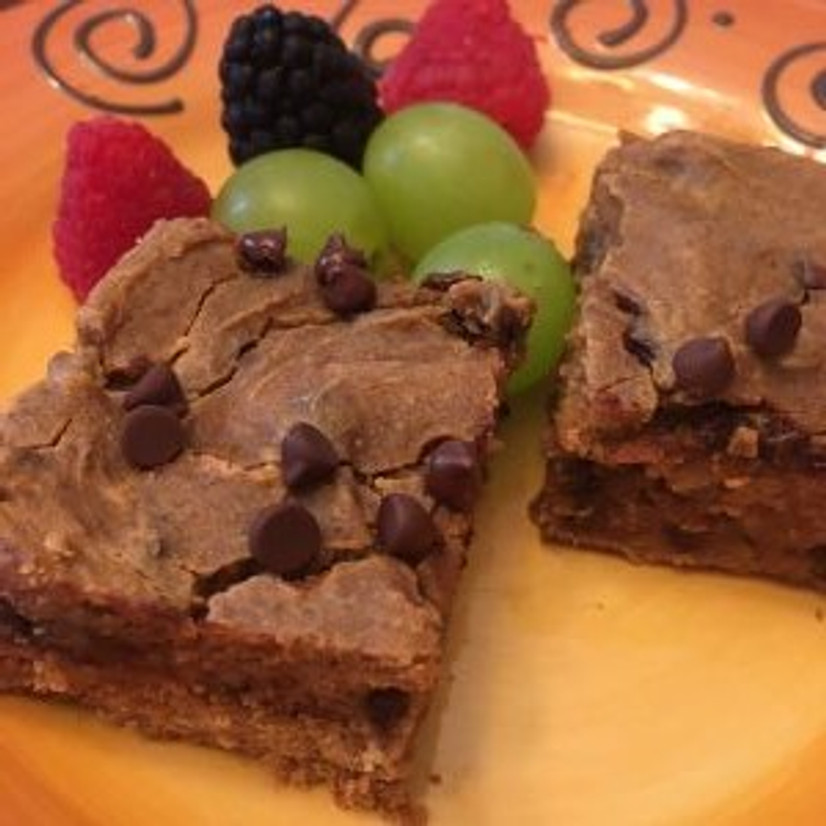 Chocolate Chip Chickpea Blondies  