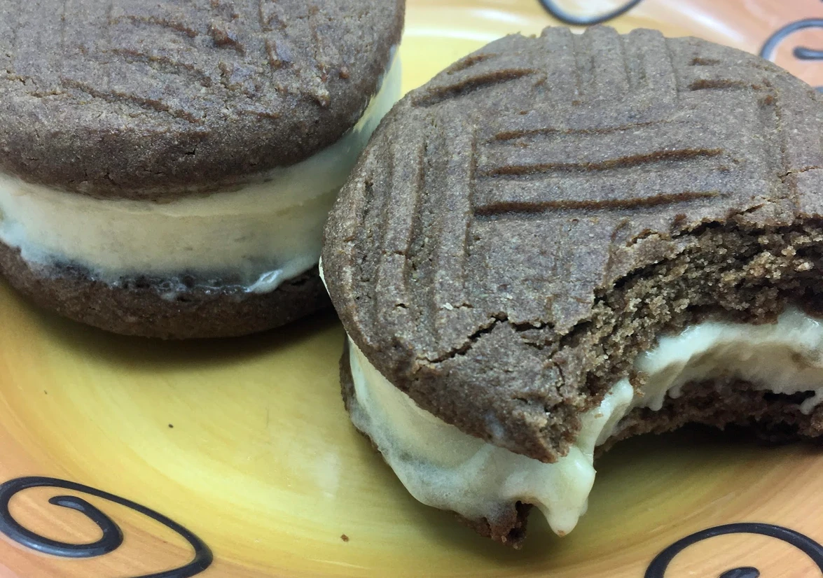 Teff Flour Cookie Nice Cream Sandwiches