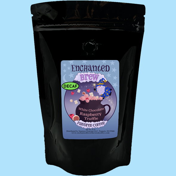 White Chocolate Raspberry Truffle Flavored Coffee, 8 oz - Decaffeinated, Ground