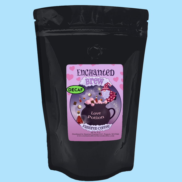 "Love Potion" Gourmet Flavored Coffee, 8 oz - Decaffeinated