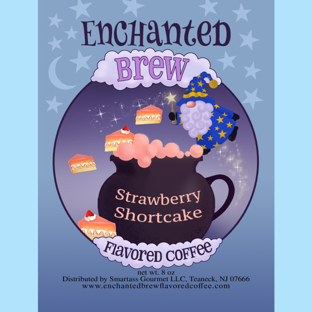 Strawberry Shortcake Flavored Coffee, 8 oz