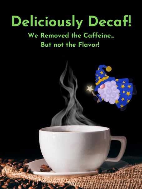 Salted Caramel Flavored Coffee, 8 oz - Decaffeinated, Ground