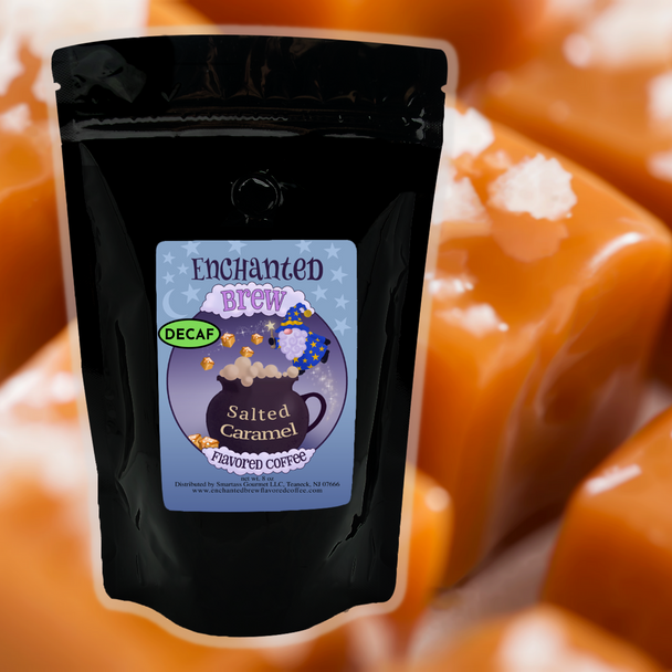 Salted Caramel Flavored Coffee, 8 oz - Decaffeinated, Ground