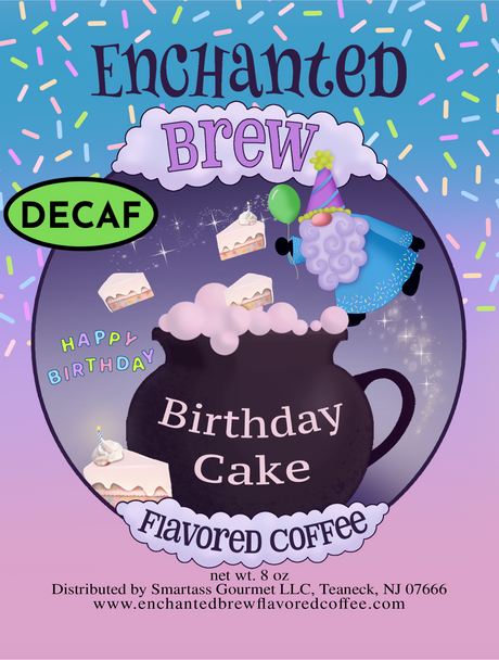 Birthday Cake Flavored Coffee, 8 oz - Decaffeinated, Ground