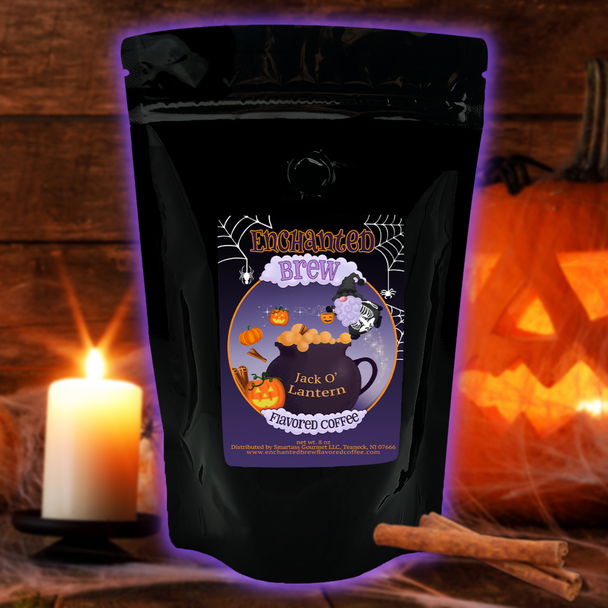 Scary Halloween Series! Jack O' Lantern Flavored Coffee - 8 oz Bag