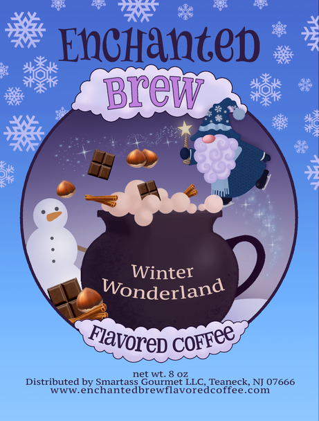 Festive Winter Series "Winter Wonderland" Flavored Coffee - 8 oz Bag