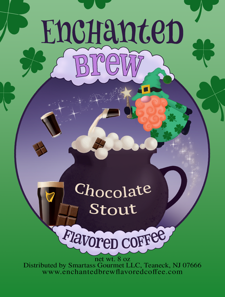 St. Patrick's Day Irish Chocolate Stout Flavored Coffee - 8 oz Bag