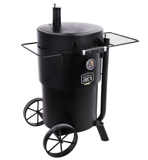 Oklahoma Joe's Bronco Charcoal Drum Smoker Black