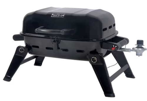 Mr. Bar-B-Q Portable LP gas grill 178-Sq in Black/Powder Coated Portable Gas Grill