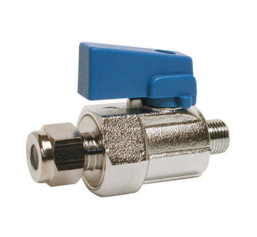 DIAL 9426 Ball Valve 1/4" H X 1/8" W Brass Stainless Steel Brass