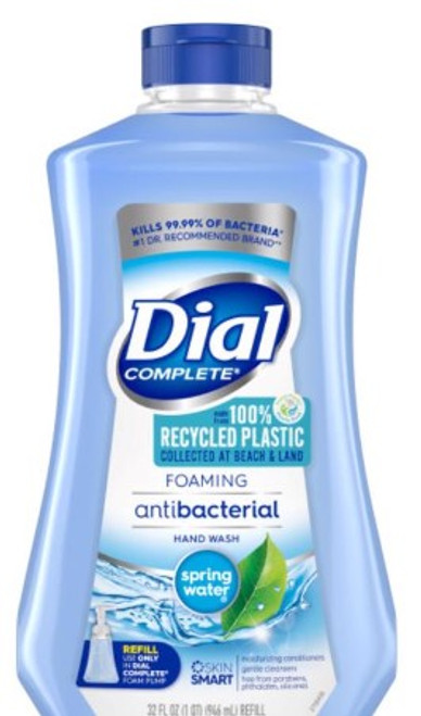 Dial Complete Spring Water Scent Antibacterial Foam Hand Wash 32 oz