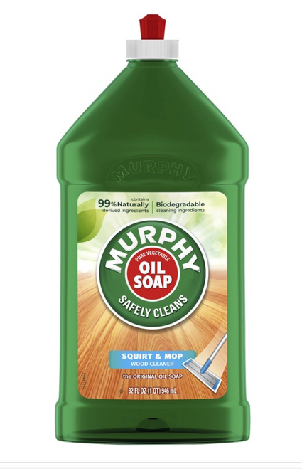 Murphy Squirt/Mop Floor Cleaner - Ready-To-Use Oil - 32 fl oz (1 quart) - 1 Each - Tan